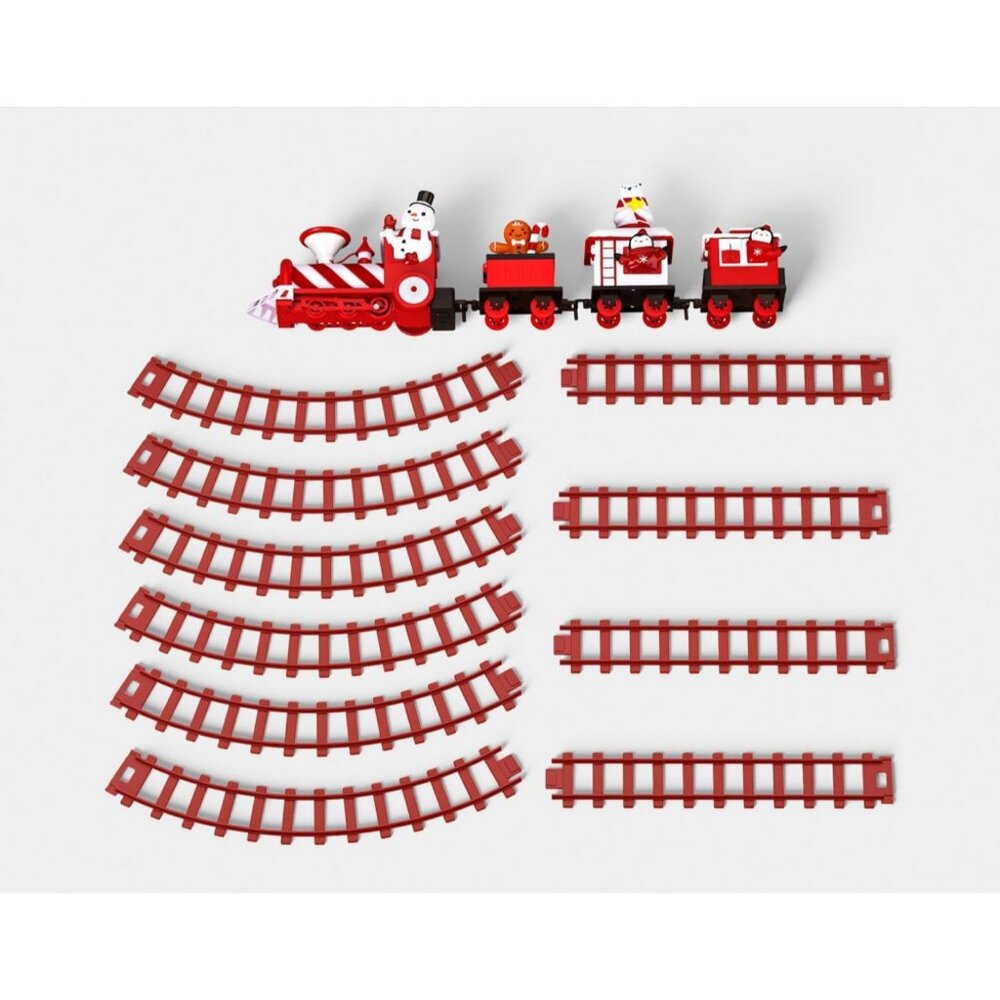 Wondershop Christmas Mist Series Train Set Real Steam - LED Light - Plays Music - Picture 4 of 8